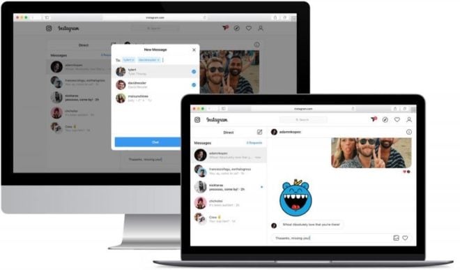 Instagram abilita i DM via Web