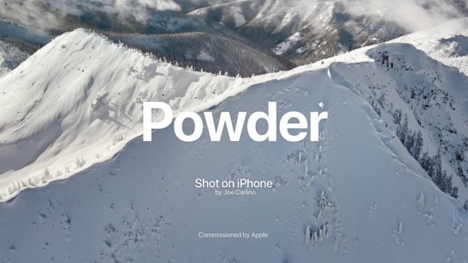 Apple pubblica un nuovo video “Powder” della serie Shot on iPhone