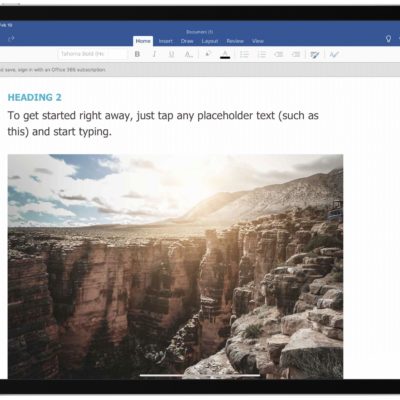 Microsoft rinnova la suite Office per iOS