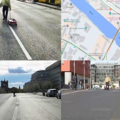 Come simulare il traffico su Google Maps con un carretto