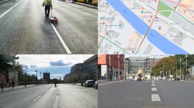 Come simulare il traffico su Google Maps con un carretto