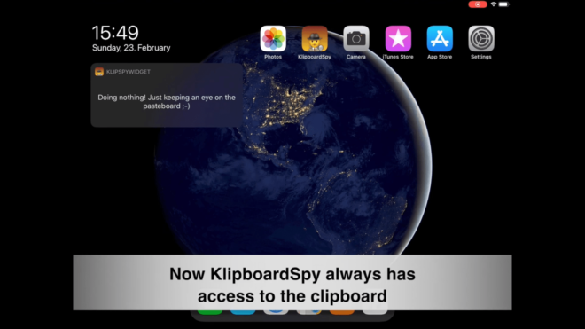 Una demo ricorda agli utenti che tutte le app su iPhone possono accedere alla clipboard