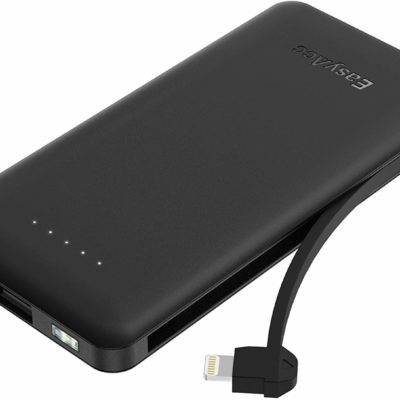 A corto di batteria? Offerta top per Power Bank EasyAcc con cavo Lightning integrato