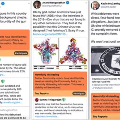 Twitter vuole mostrare le fake news e le bugie dei politici con un avviso arancione