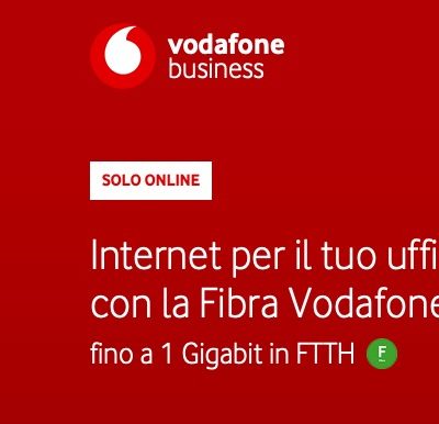 Vodafone sconta l’offerta OneNet P.IVA per gli utenti business