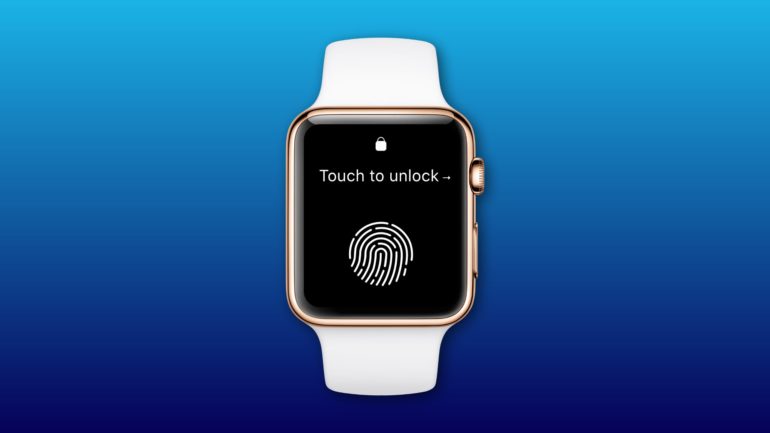 Touch ID apple watch