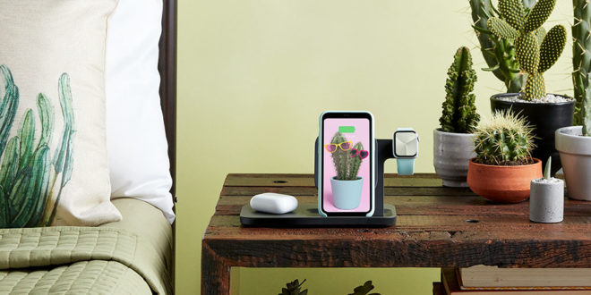 Logitech lancia il caricatore wireless 3-in-1 per iPhone, AirPods e Apple Watch.