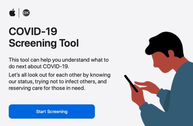 Apple lancia app e sito Web con suggerimenti e info sul COVID-19