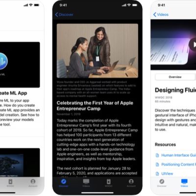 Aggiornata l’app “Apple Developer” per gli sviluppatori