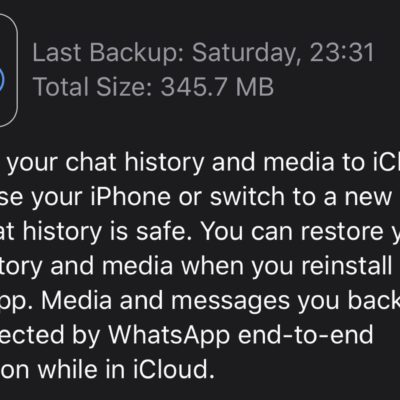 WhatsApp testa la protezione dei backup tramite crittografia