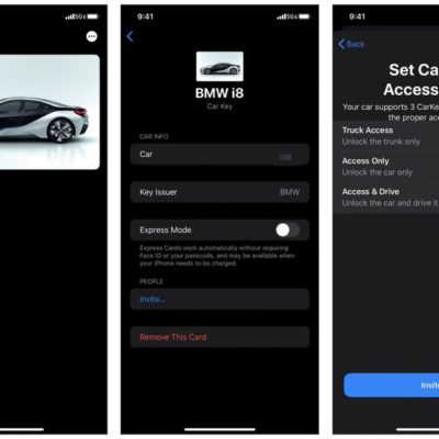 Svelato il primo screenshot di CarKey nell’app Wallet