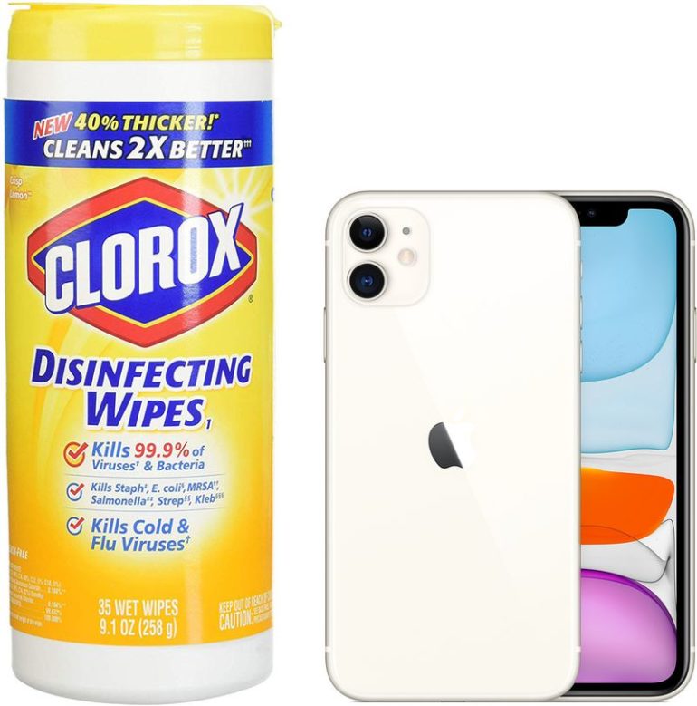 disinfettante iphone
