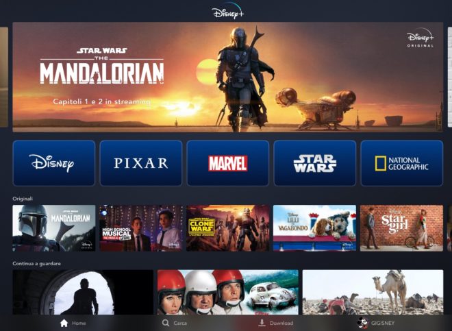 Disney+ disponibile in Italia su iPhone, iPad e Apple TV