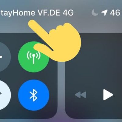 Sugli iPhone la scritta “Stay Home” al posto del nome operatore