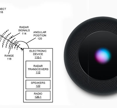 Apple brevetta l’HomePod con radar per monitorare identità, posizione e salute degli utenti
