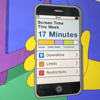 I Simpson “ingannano” Screen Time di Apple