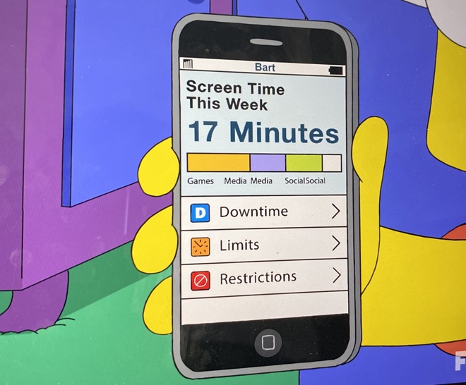 simpson screen time