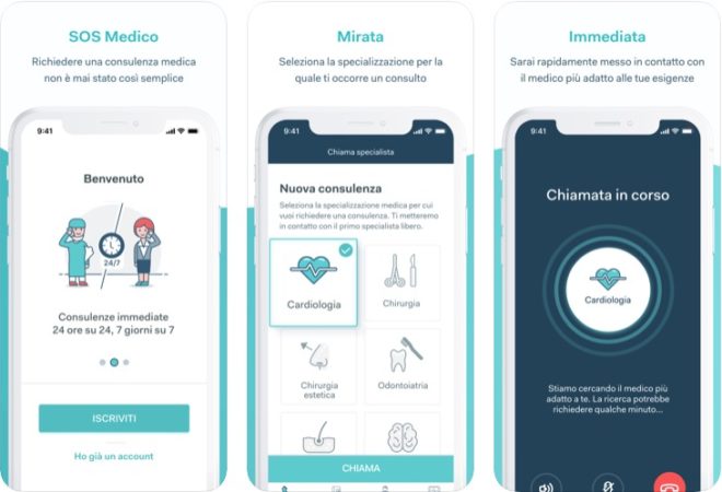 SOS Medico, l’app per consulti certificati sul coronavirus