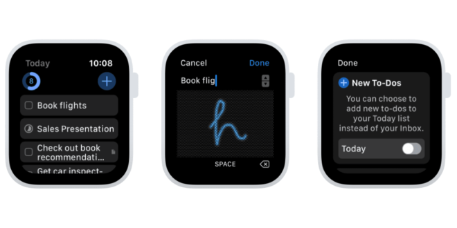 Things realizza l’app indipendente per Apple Watch