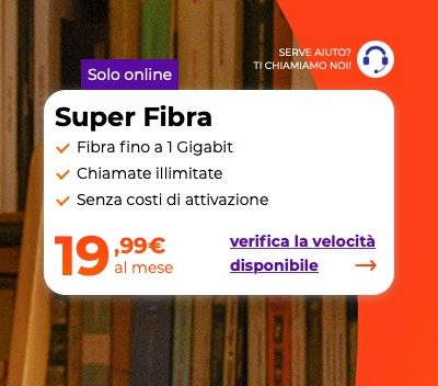 WINDTRE offre fibra e chiamate illimitate a 19,99€ al mese