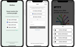 Diverse app implementano “Accedi con Apple” prima del 30 giugno
