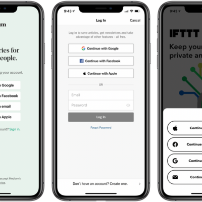 Diverse app implementano “Accedi con Apple” prima del 30 giugno
