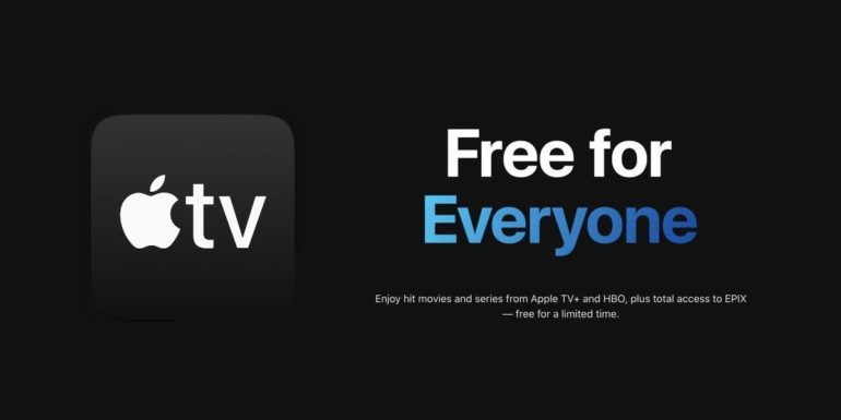 apple tv plus gratis