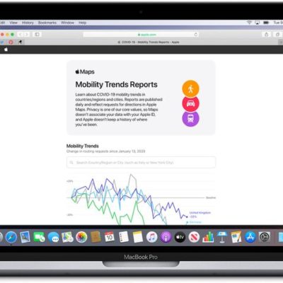 Apple rilascia uno strumento per l’analisi dei dati sulla mobilità in Apple Maps