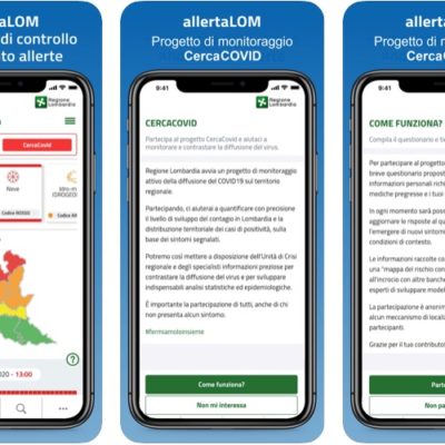 Regione Lombardia lancia CercaCovid, l’app per monitorare e controllare la diffusione del virus