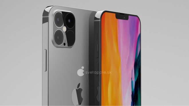 Concept di iPhone 12 mostra la notch ridotta