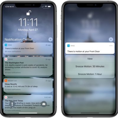 iPhone SE, l’Haptic Touch è disabilitato sulle notifiche