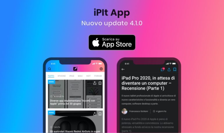 iPIt App si aggiorna alla versione 4.1.0 con tante novità!