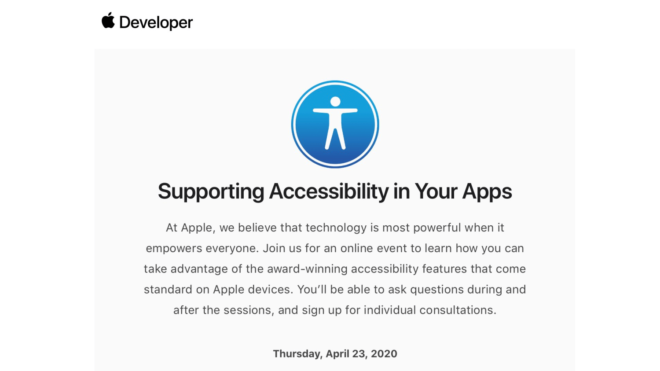 Apple invita alcuni sviluppatori ad un webinar pre WWDC 2020