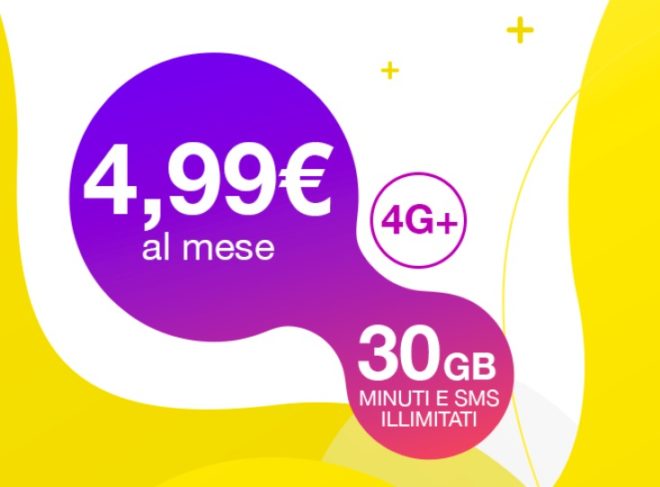 Esclusiva weekend: Creami WOW di PosteMobile con minuti e SMS illimitati + 30 GB a 4,99€