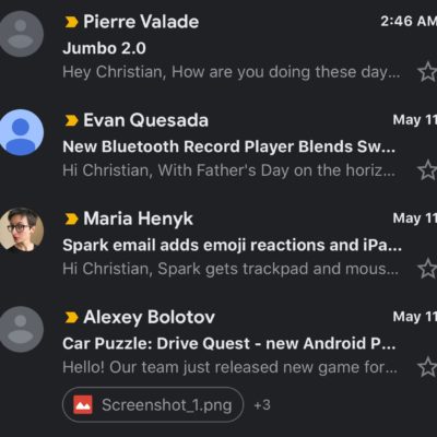 Gmail: arriva la Dark Mode su iPhone e iPad