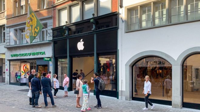 Tutti gli Apple Store in Svizzera riapriranno il 12 maggio