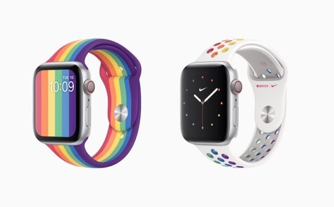 Apple lancia due nuovi cinturini sportivi a tema Pride