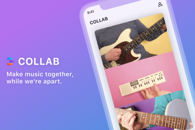 Collab, l’app Facebook per creare video musicali con altri utenti