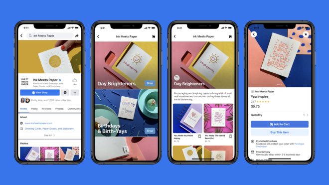 Facebook Shops, il nuovo strumento per vendere online tramite app