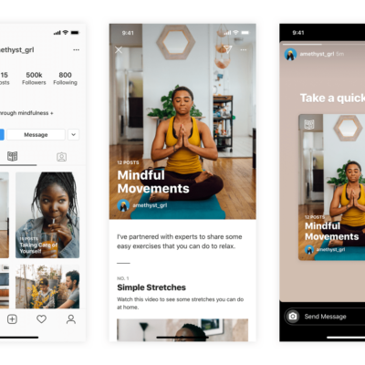 Instagram lancia le “Guide” per i creators: si parte dal benessere!