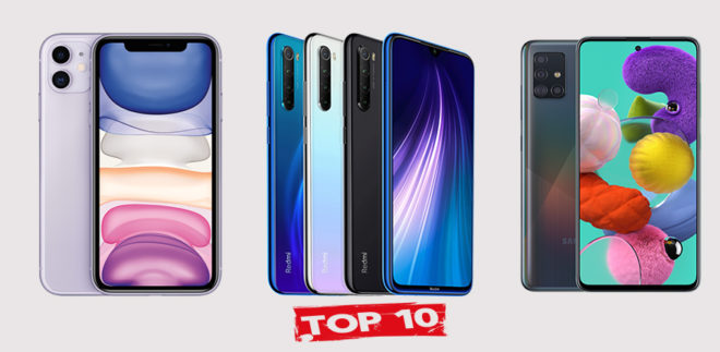 Top 10 smartphone più venduti nel Q1 2020