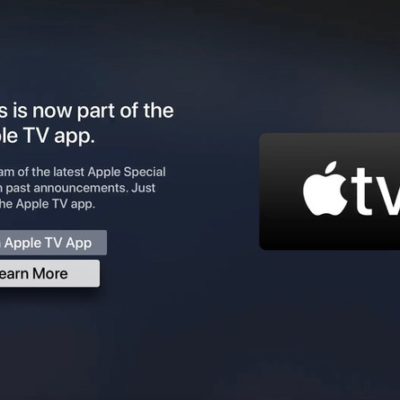 L’applicazione “Apple Events” è ora integrata nell’app “Apple TV” su tvOS