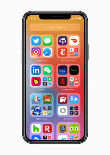App Library, un nuovo modo per organizzare le app su iOS 14
