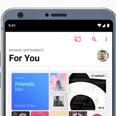 Apple Music per Android aggiunge la riproduzione senza pause