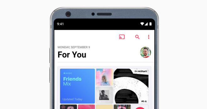 Apple Music per Android aggiunge la riproduzione senza pause