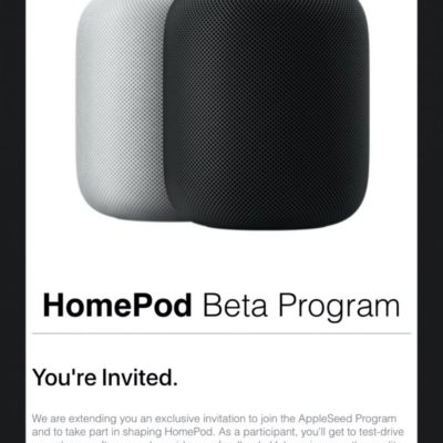 Apple invita alcuni utenti a provare la beta del nuovo software HomePod