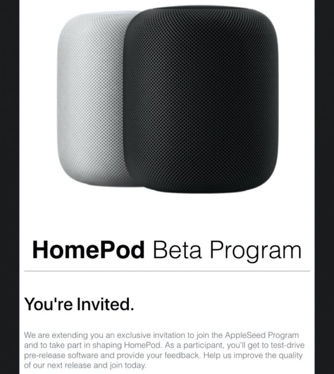 Apple invita alcuni utenti a provare la beta del nuovo software HomePod