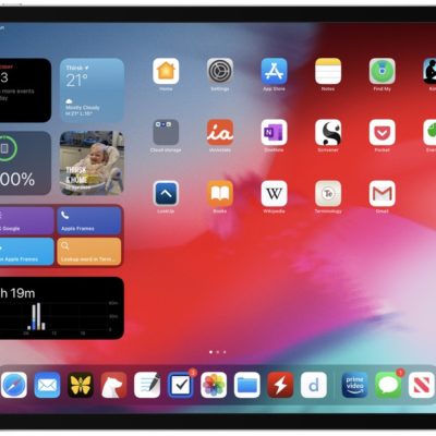 iPadOS 14: Widget limitati alla visualizzazione orizzontale