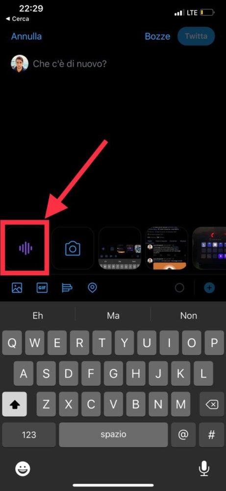 tweet vocali twitter