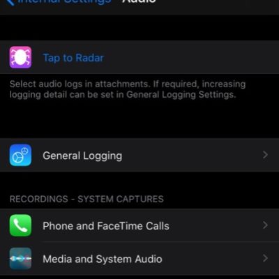 La registrazione delle chiamate su iOS 14? Solo per scopi di debug